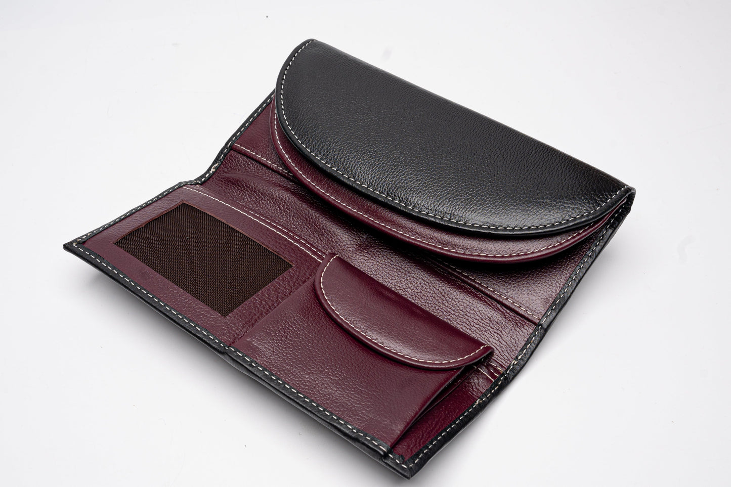 Luxe Black Leather Wallet – Sleek & Stylish
