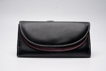 Luxe Black Leather Wallet – Sleek & Stylish